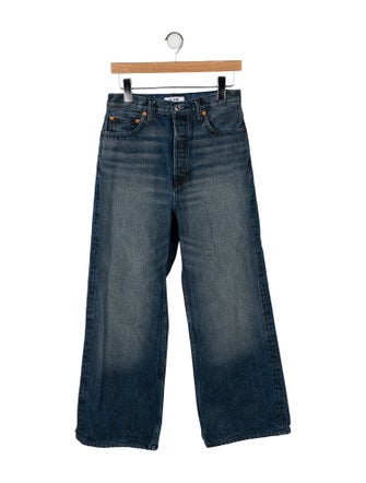RE/DONE High-Rise Wide Leg Jeans