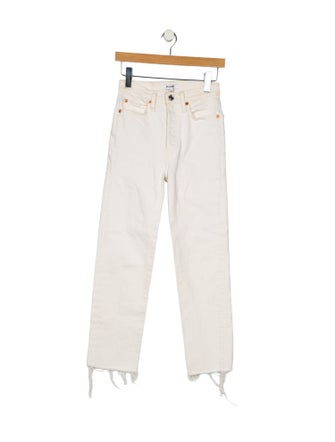 RE/DONE Mid-Rise Straight Leg Jeans