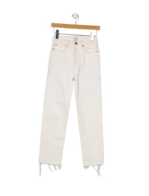 RE/DONE Mid-Rise Straight Leg Jeans