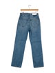 RE/DONE High-Rise Straight Leg Jeans