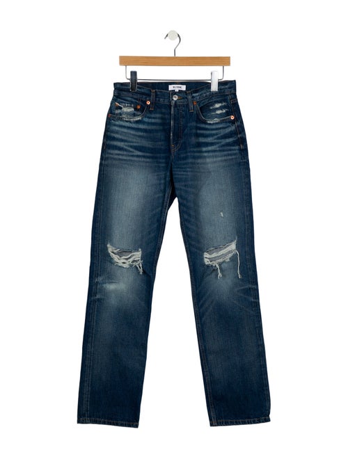 RE/DONE High-Rise Straight Leg Jeans