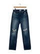 RE/DONE High-Rise Straight Leg Jeans