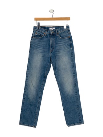 RE/DONE Mid-Rise Straight Leg Jeans