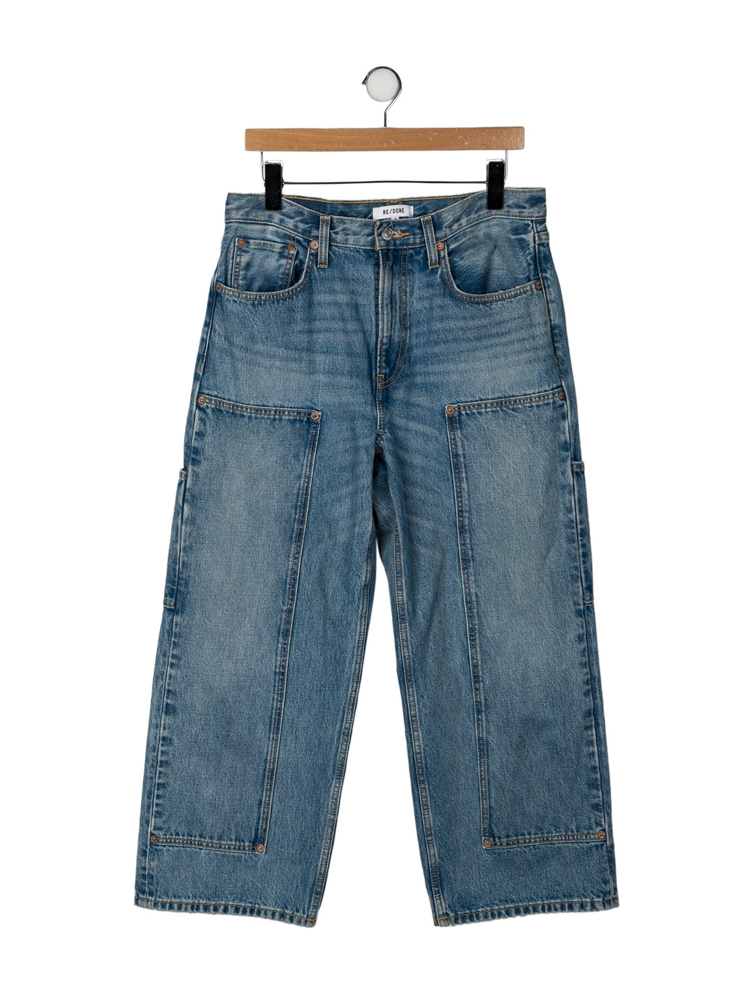 RE/DONE High-Rise Wide Leg Jeans