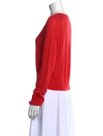 RE/DONE V-Neck Long Sleeve Blouse