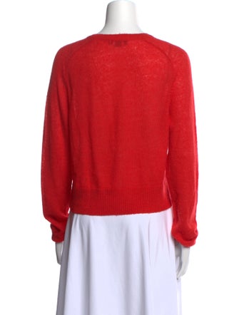 RE/DONE V-Neck Long Sleeve Blouse