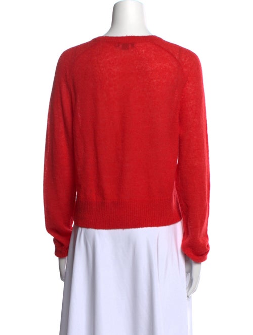 RE/DONE V-Neck Long Sleeve Blouse