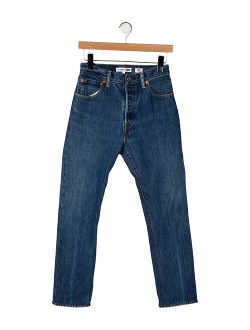 RE/DONE Mid-Rise Straight Leg Jeans