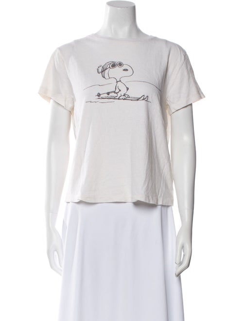 RE/DONE Graphic Print Crew Neck T-Shirt