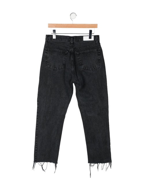 RE/DONE High-Rise Straight Leg Jeans