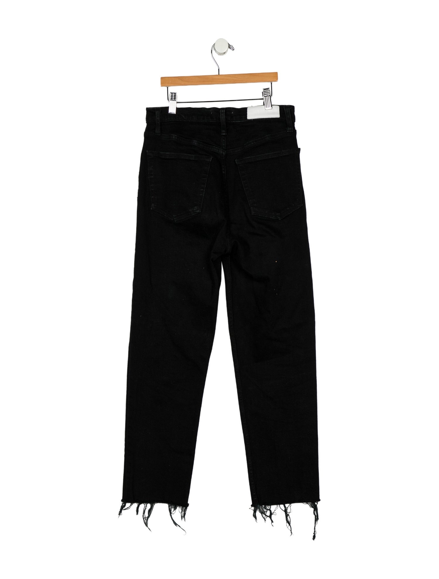 RE/DONE High-Rise Straight Leg Jeans