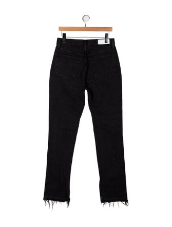 RE/DONE High-Rise Straight Leg Jeans