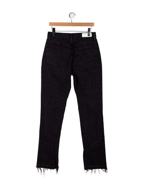 RE/DONE High-Rise Straight Leg Jeans