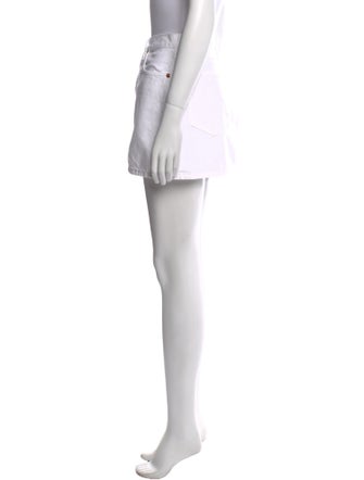 RE/DONE Distressed Accents Mini Skirt