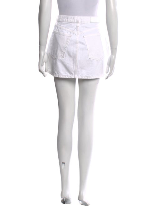 RE/DONE Distressed Accents Mini Skirt