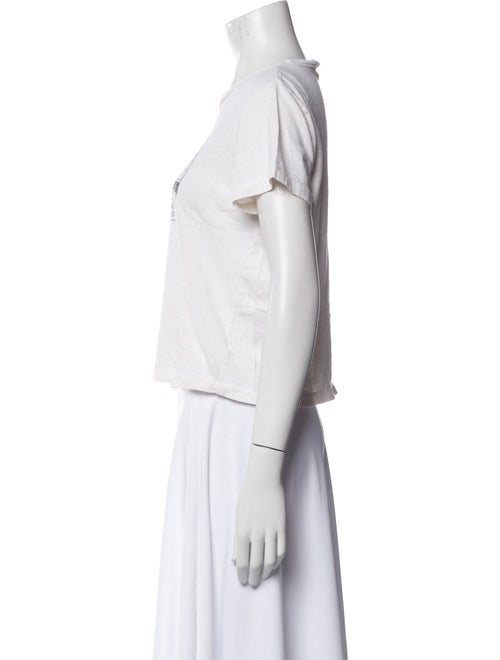 RE/DONE Graphic Print Crew Neck T-Shirt