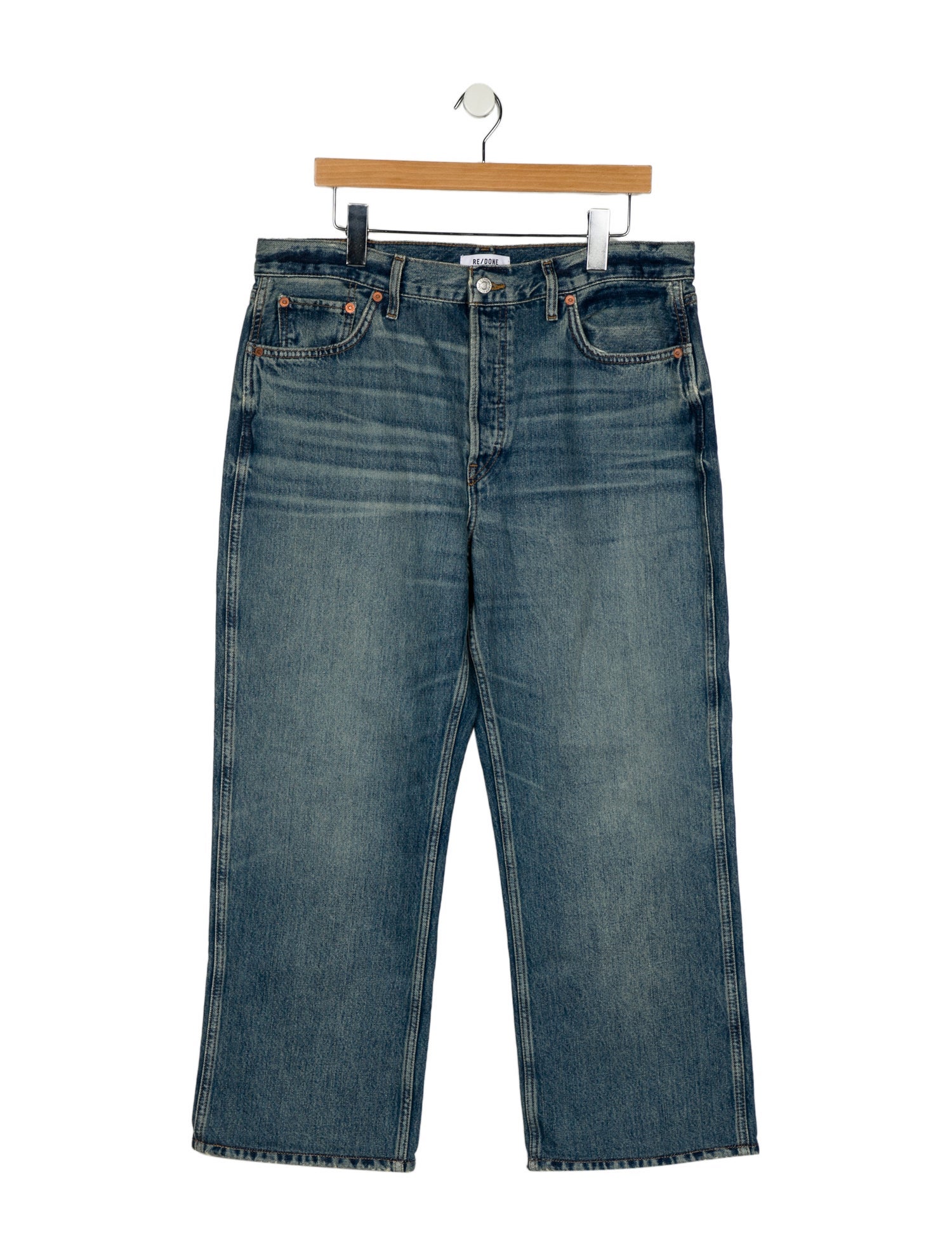 RE/DONE High-Rise Wide Leg Jeans