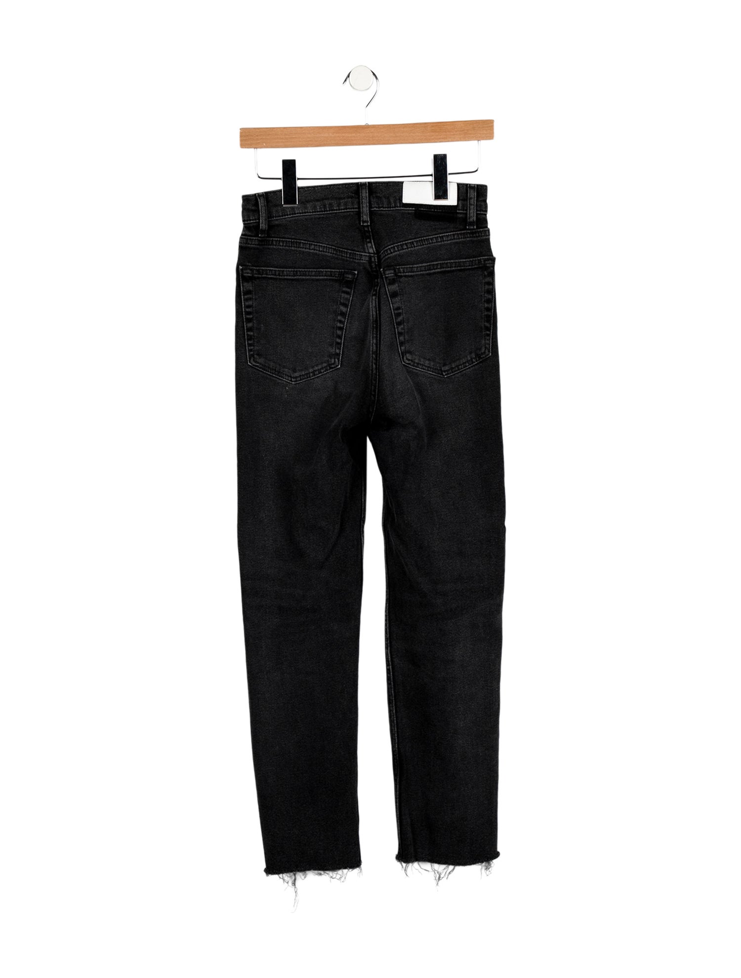 RE/DONE High-Rise Straight Leg Jeans