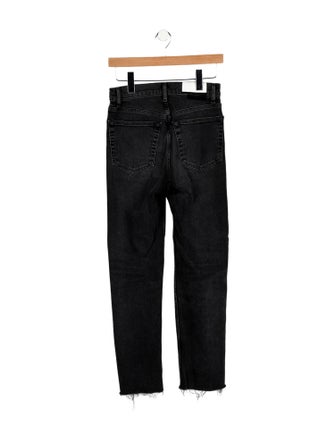 RE/DONE High-Rise Straight Leg Jeans