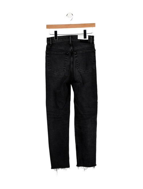 RE/DONE High-Rise Straight Leg Jeans