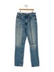 RE/DONE High-Rise Straight Leg Jeans
