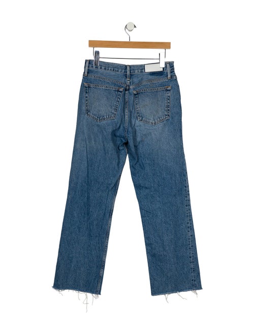 RE/DONE High-Rise Straight Leg Jeans