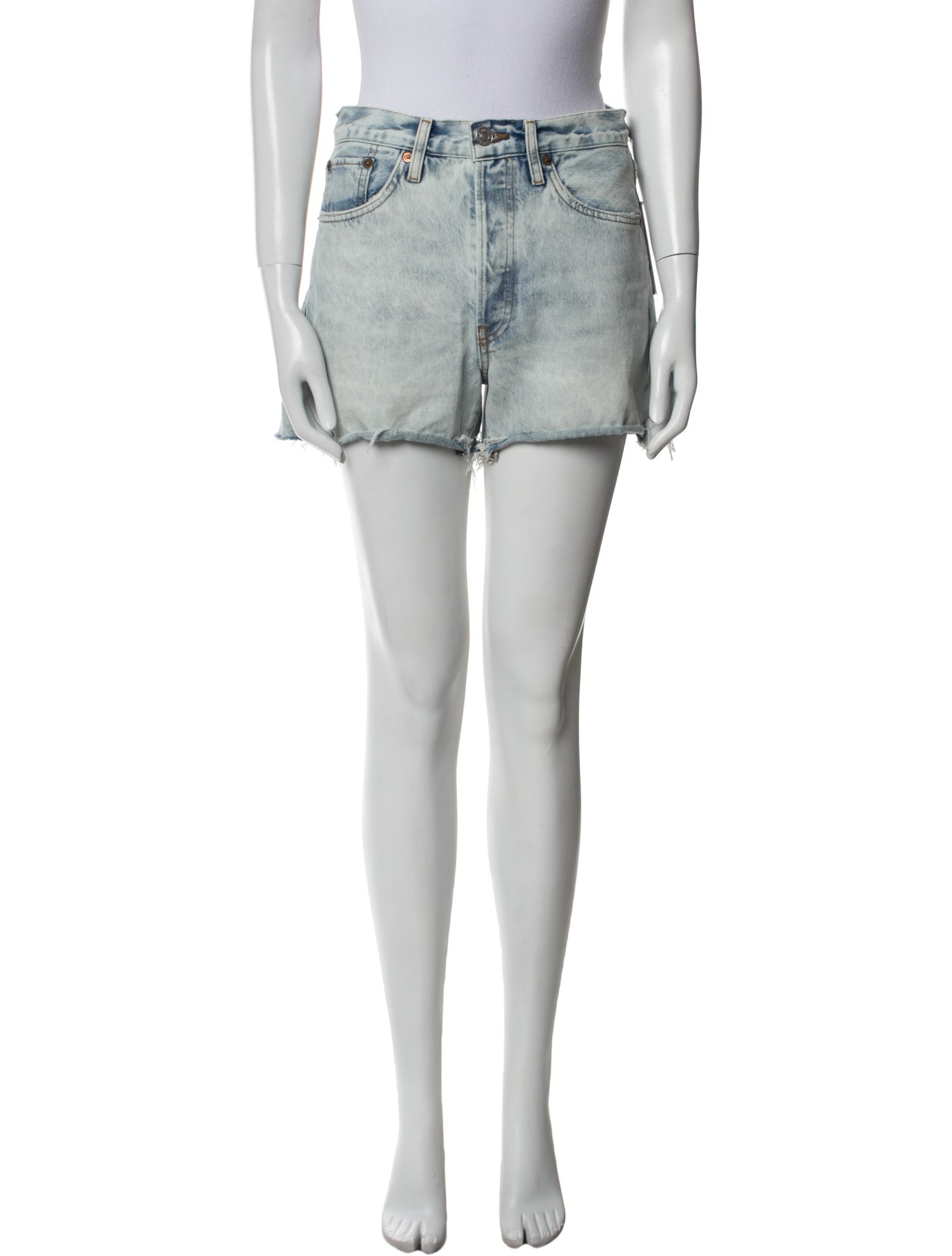 RE/DONE 90s Low Slung Short Mini Shorts