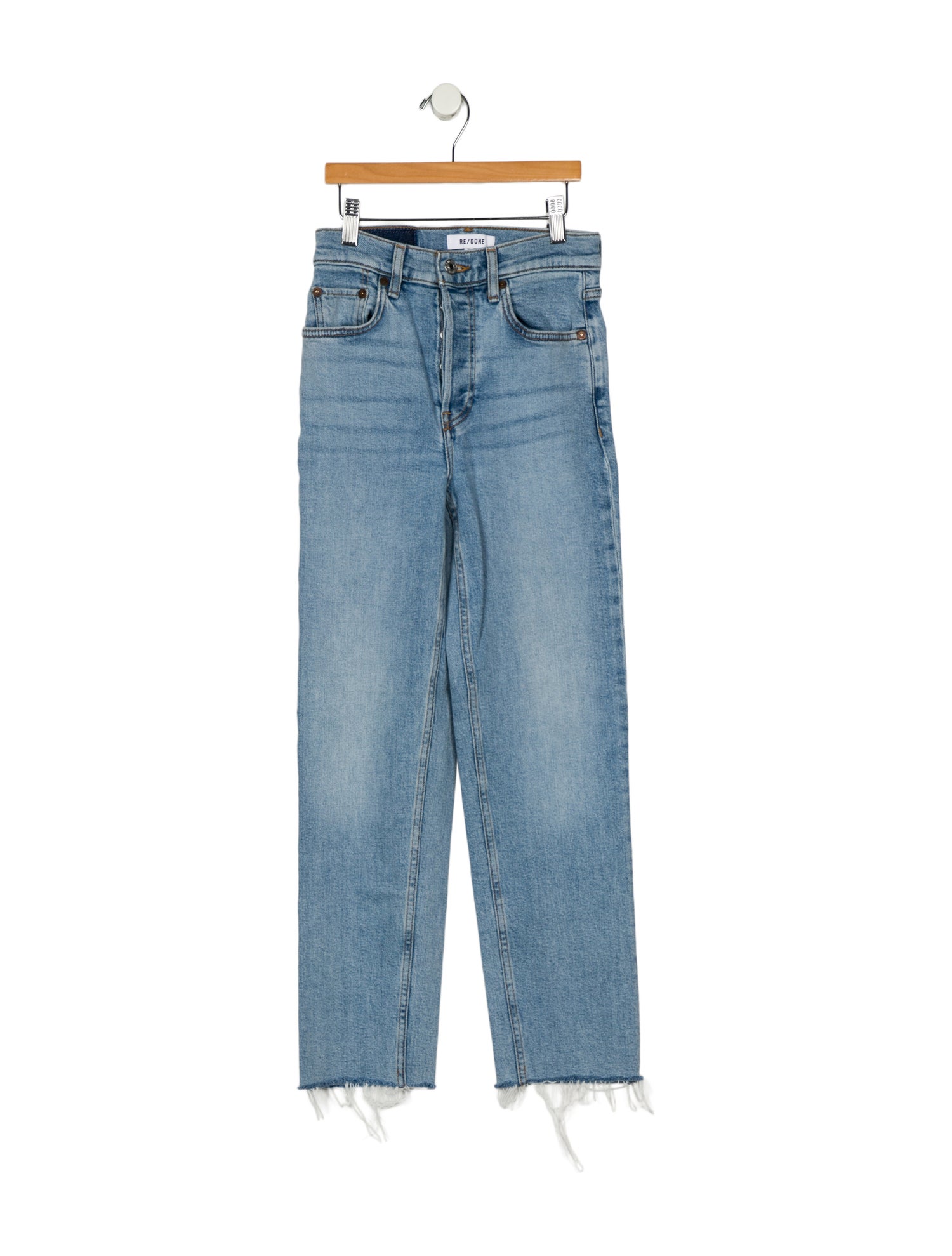 RE/DONE Mid-Rise Straight Leg Jeans