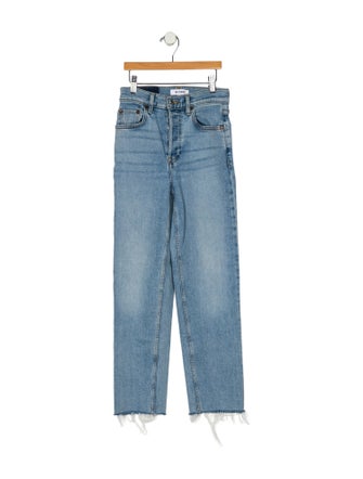 RE/DONE Mid-Rise Straight Leg Jeans