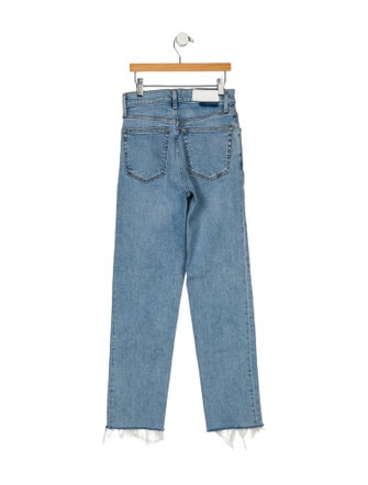 RE/DONE Mid-Rise Straight Leg Jeans