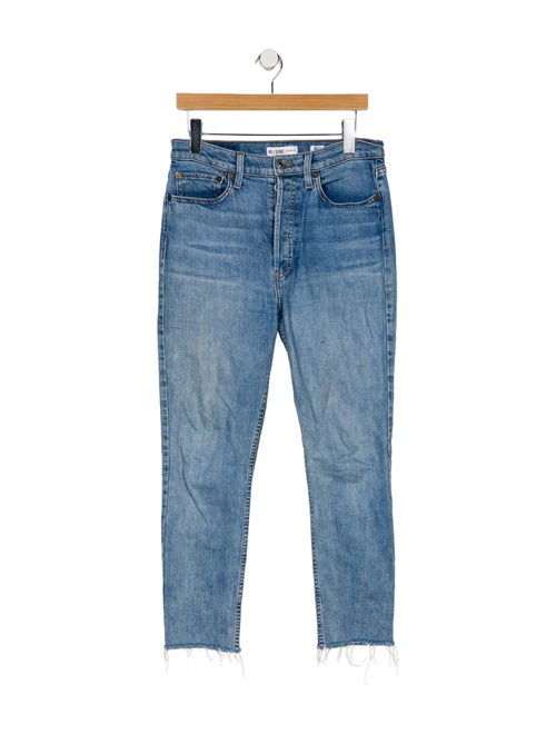 RE/DONE High-Rise Straight Leg Jeans