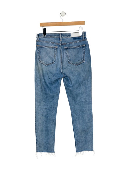 RE/DONE High-Rise Straight Leg Jeans