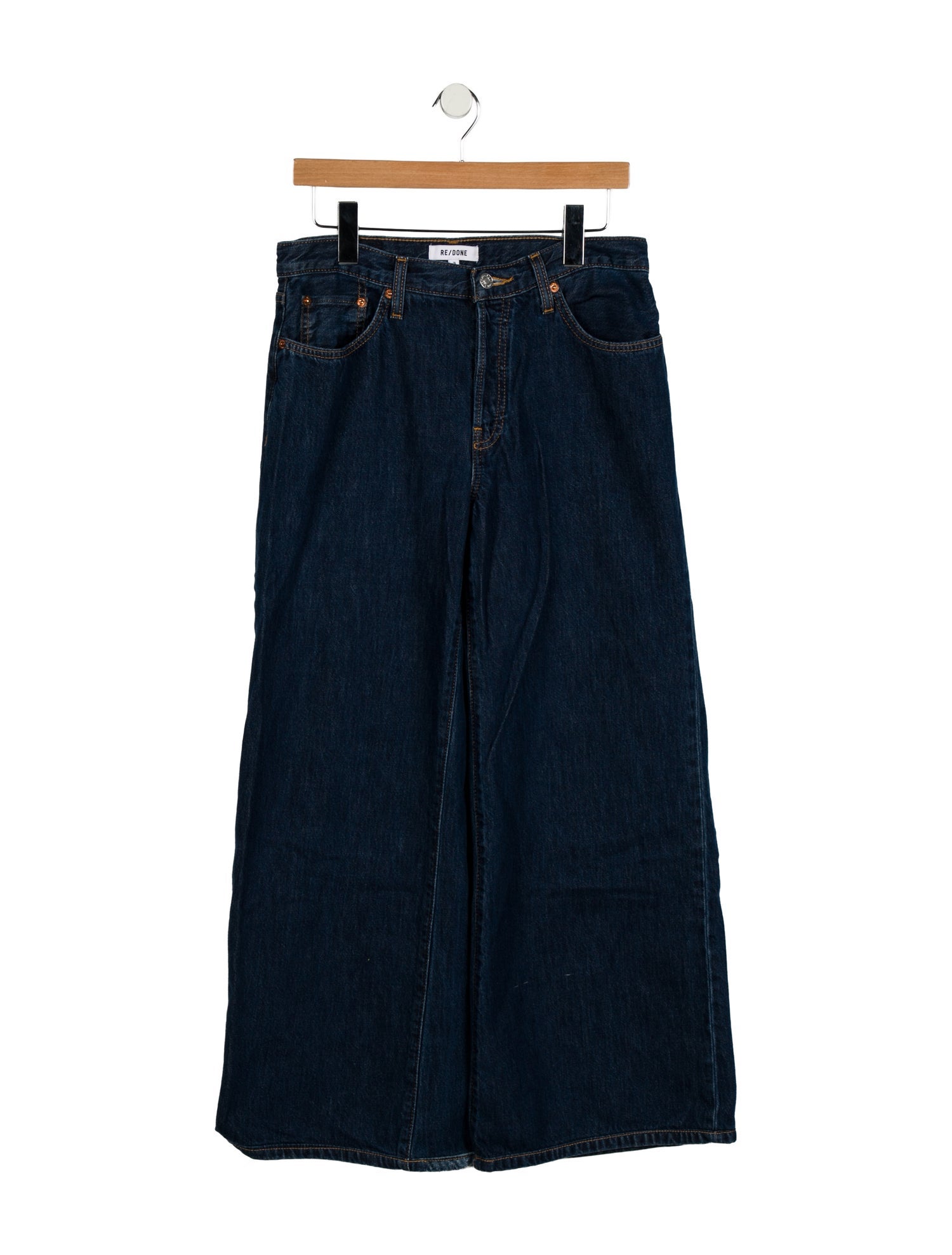 RE/DONE Mid-Rise Wide Leg Jeans