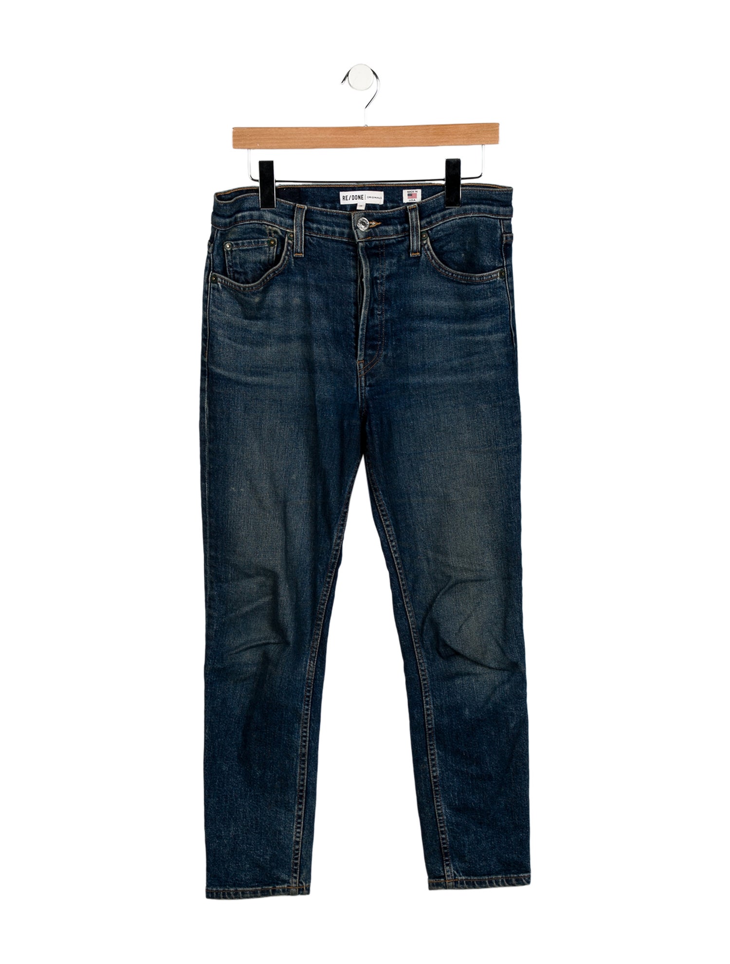 RE/DONE High-Rise Skinny Leg Jeans