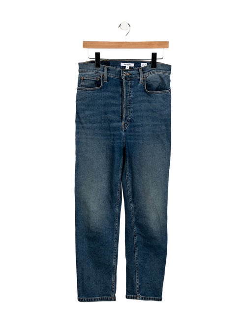 RE/DONE High-Rise Straight Leg Jeans