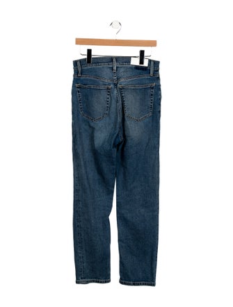 RE/DONE High-Rise Straight Leg Jeans
