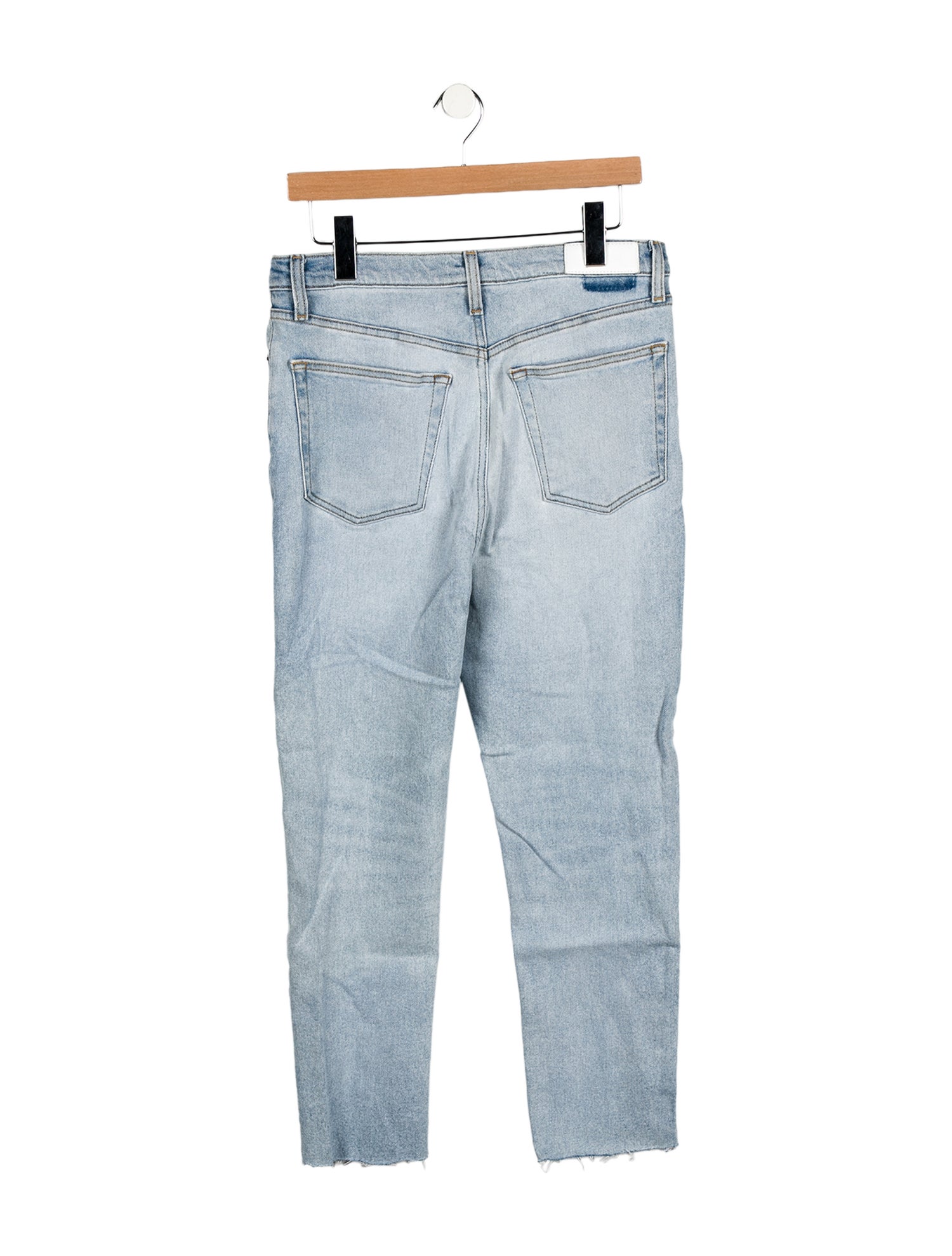 RE/DONE High-Rise Straight Leg Jeans