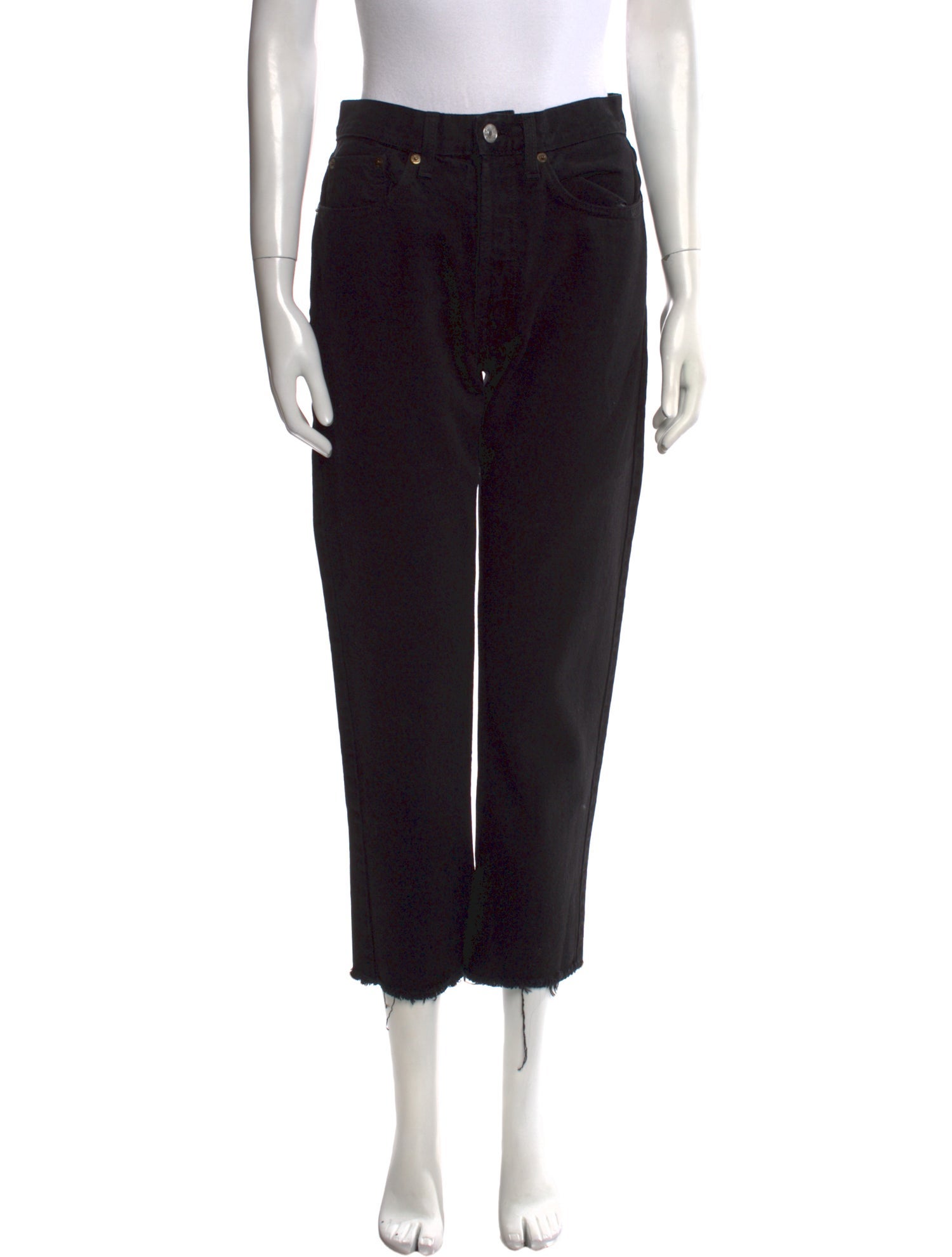 RE/DONE High-Rise Straight Leg Jeans