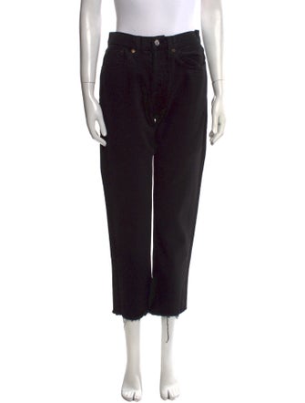 RE/DONE High-Rise Straight Leg Jeans