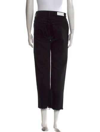RE/DONE High-Rise Straight Leg Jeans