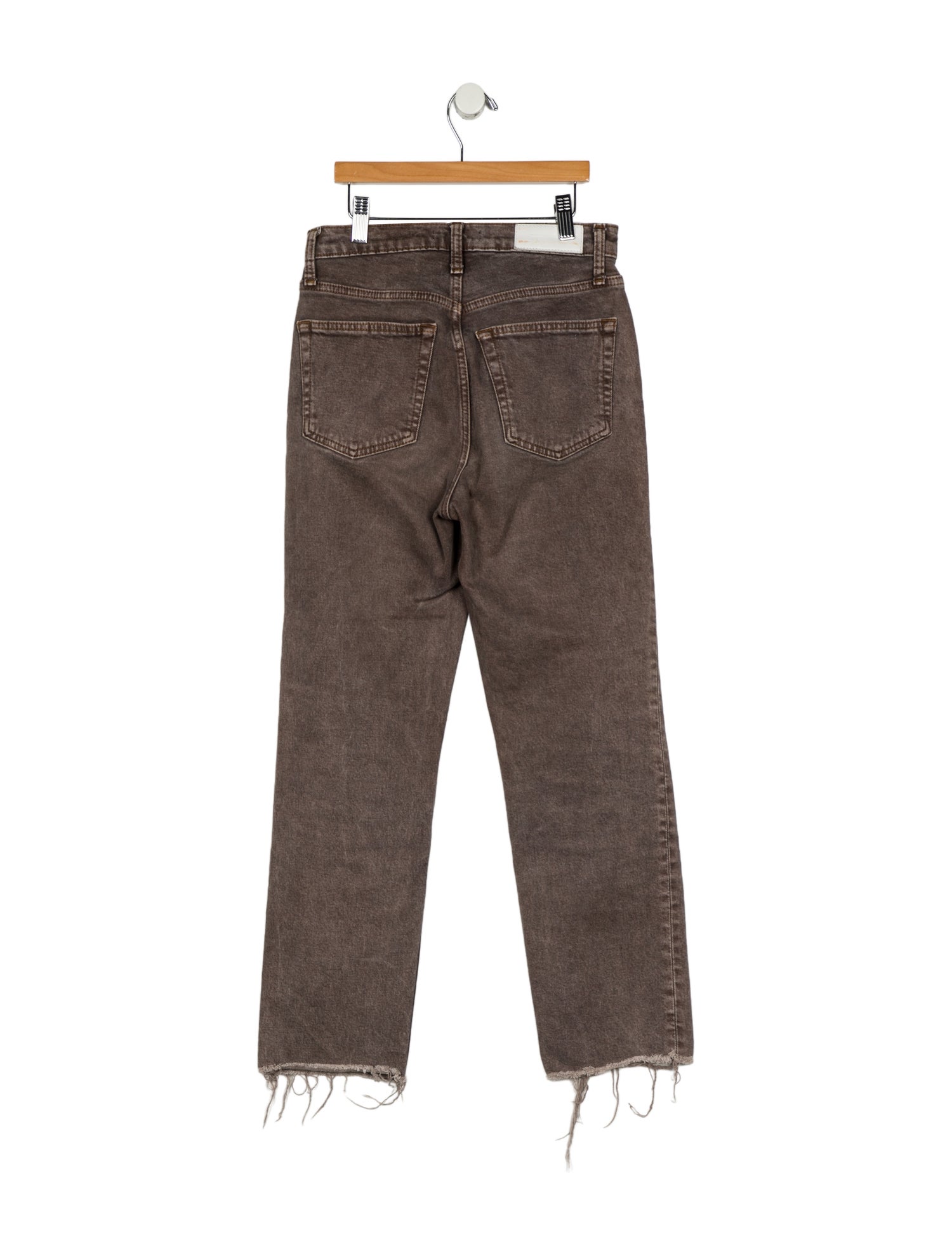 RE/DONE High-Rise Straight Leg Jeans