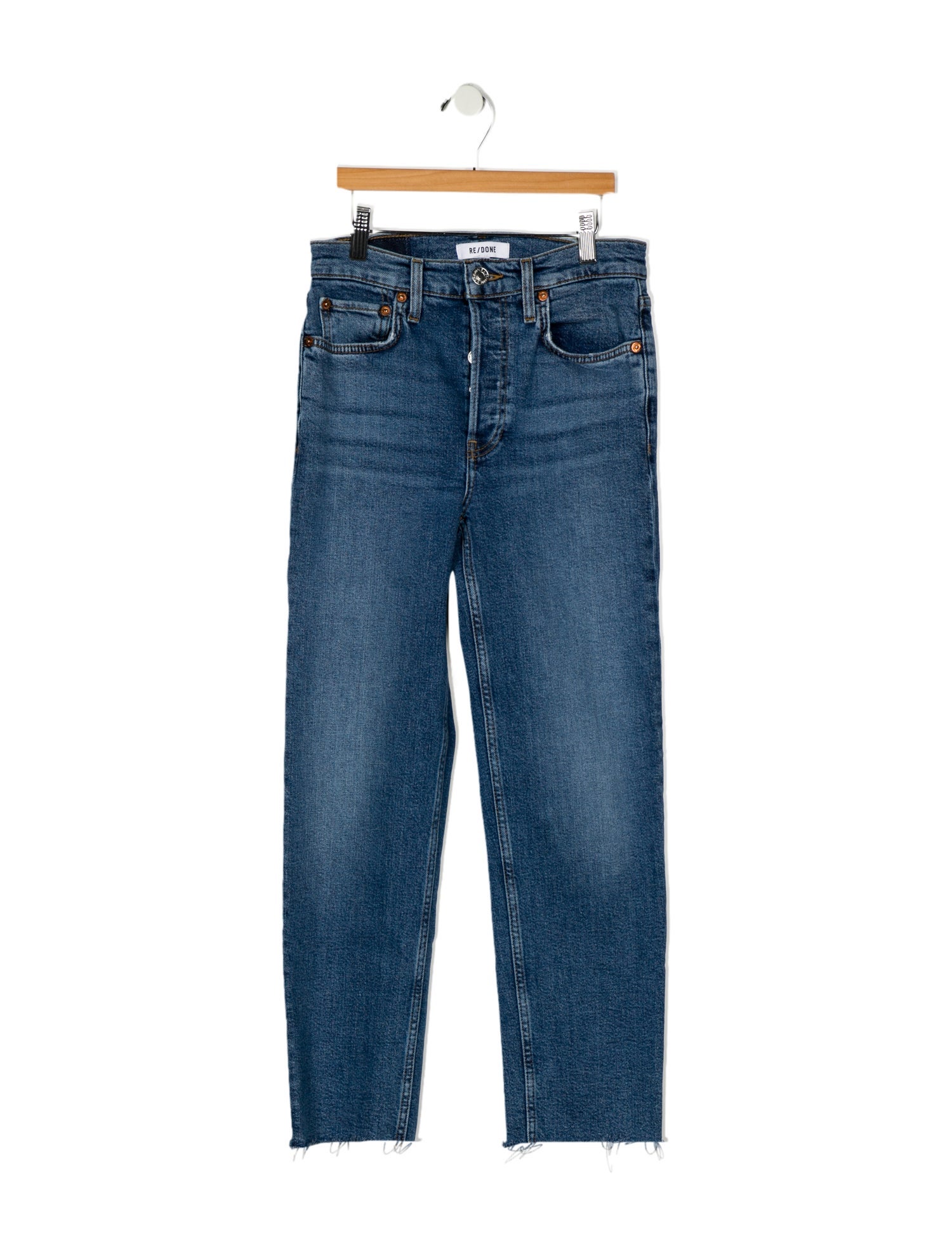 RE/DONE Mid-Rise Straight Leg Jeans
