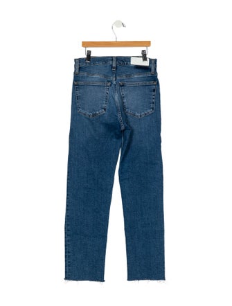 RE/DONE Mid-Rise Straight Leg Jeans
