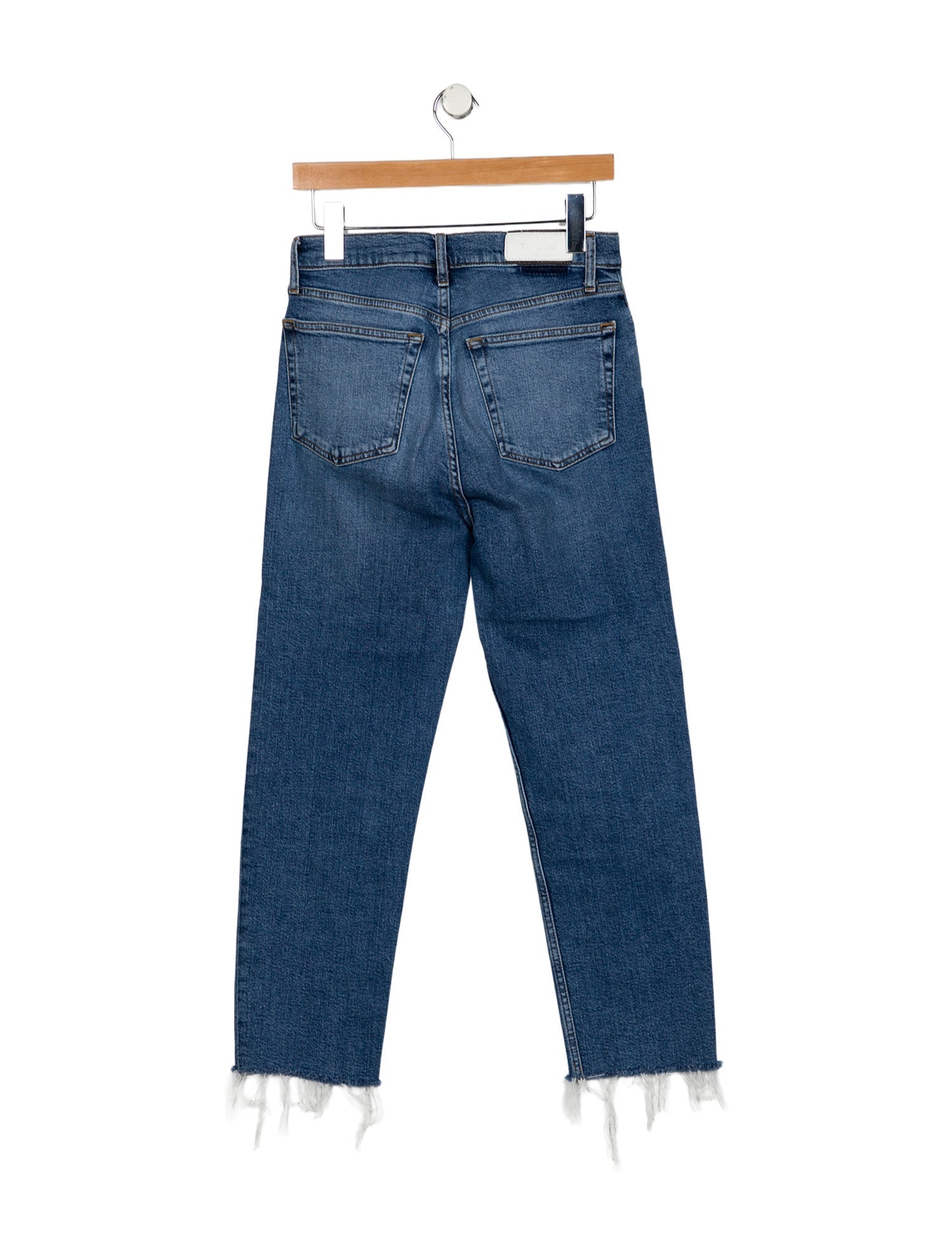 RE/DONE Mid-Rise Straight Leg Jeans