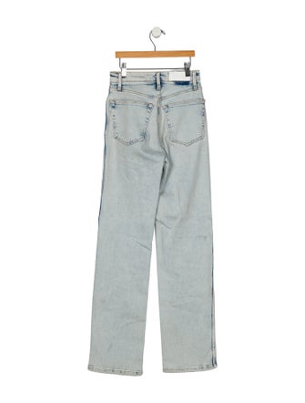 RE/DONE High-Rise Straight Leg Jeans