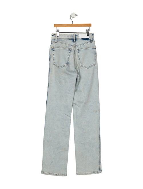 RE/DONE High-Rise Straight Leg Jeans