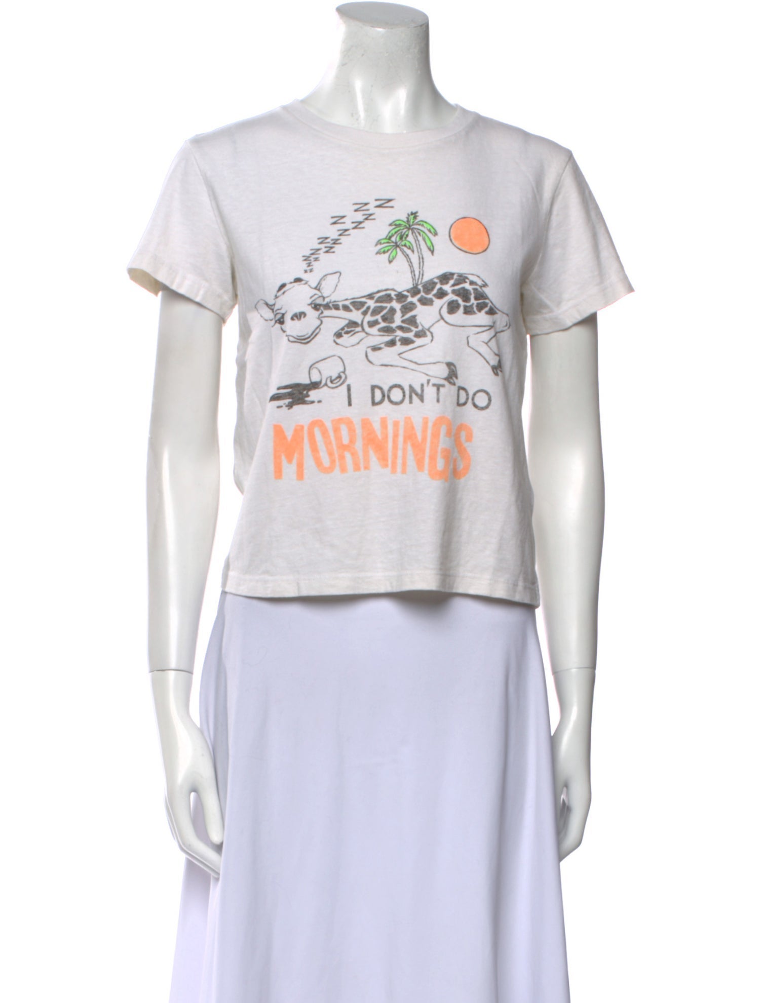 RE/DONE Graphic Print Crew Neck T-Shirt