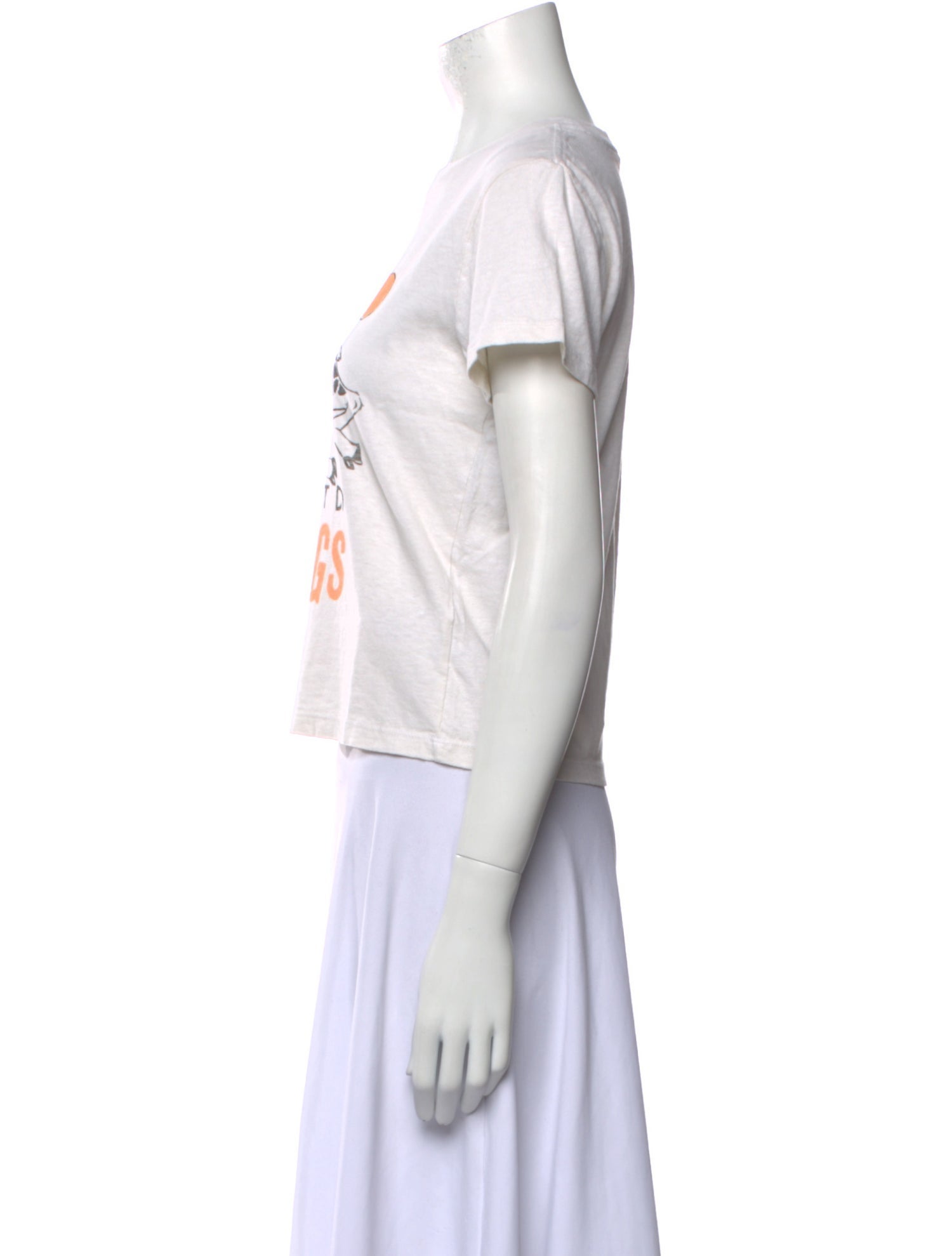 RE/DONE Graphic Print Crew Neck T-Shirt