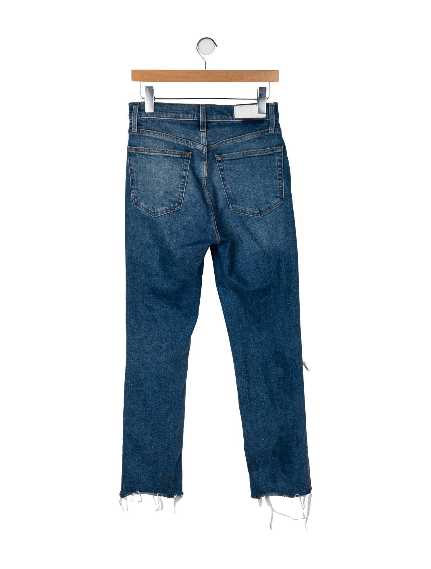 RE/DONE Mid-Rise Straight Leg Jeans