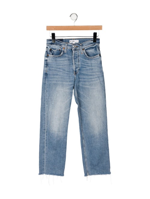 RE/DONE Mid-Rise Straight Leg Jeans